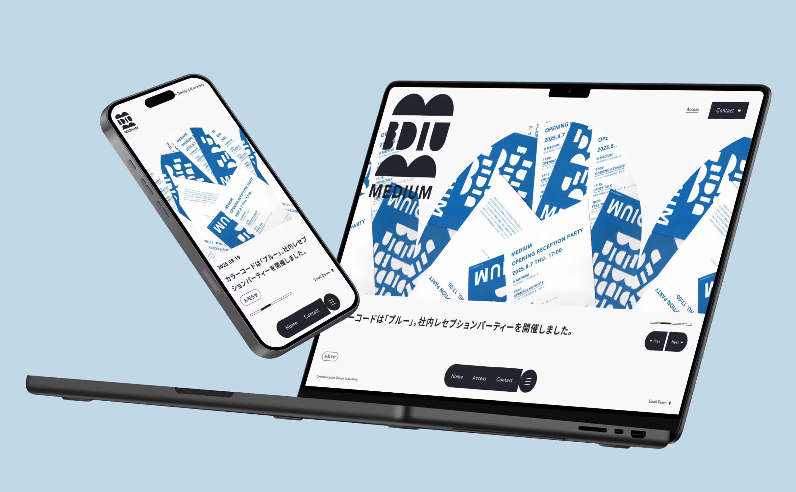MEDIUM ブランディングサイトのイメージ画像