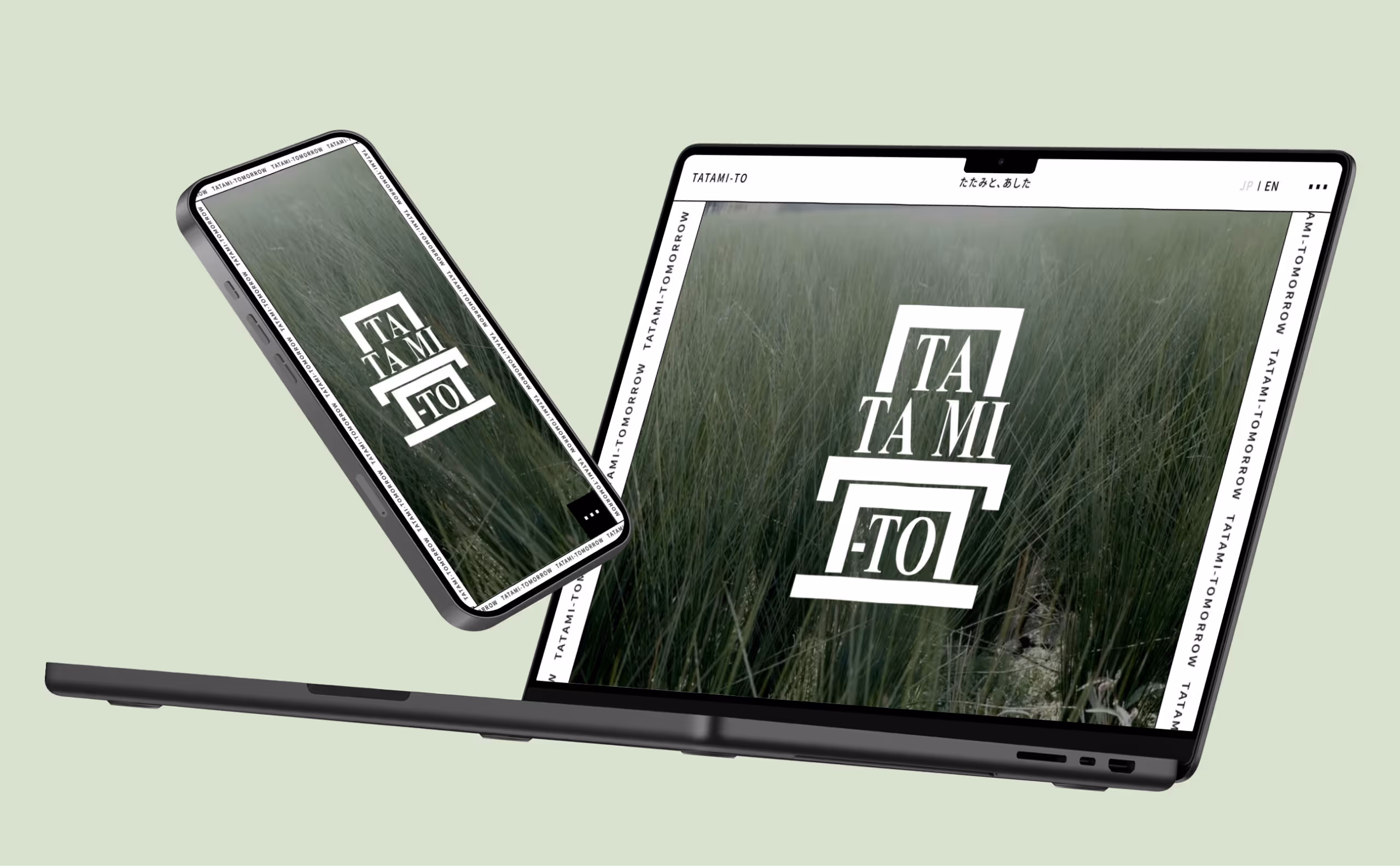 TATAMI-TO ブランディングサイトのイメージ画像