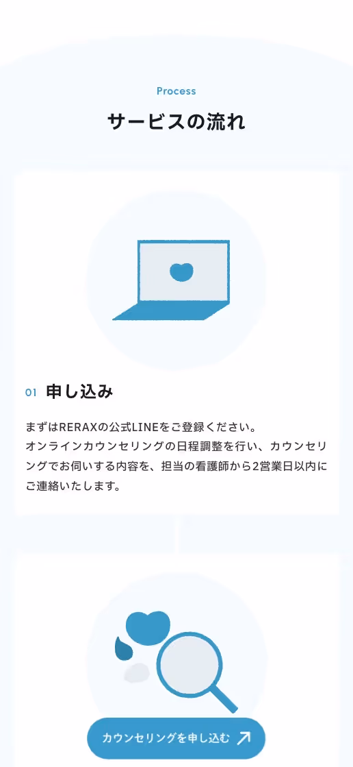 RERAX 想いのアロマ便 キャンペーンサイトの画像